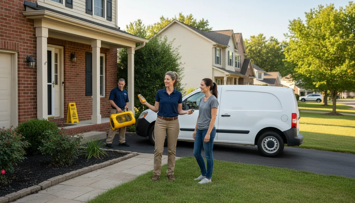Water restoration image for Water Damage & Restoration Services in Round Pond, ME